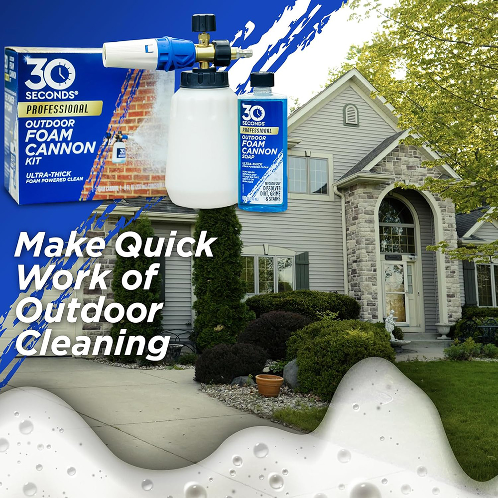 06 30 seconds foam cannon kit pressure washer spray