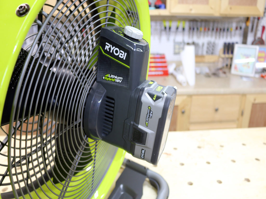 Ryobi 18-Volt Hybrid Air Cannon Drum Fan Review