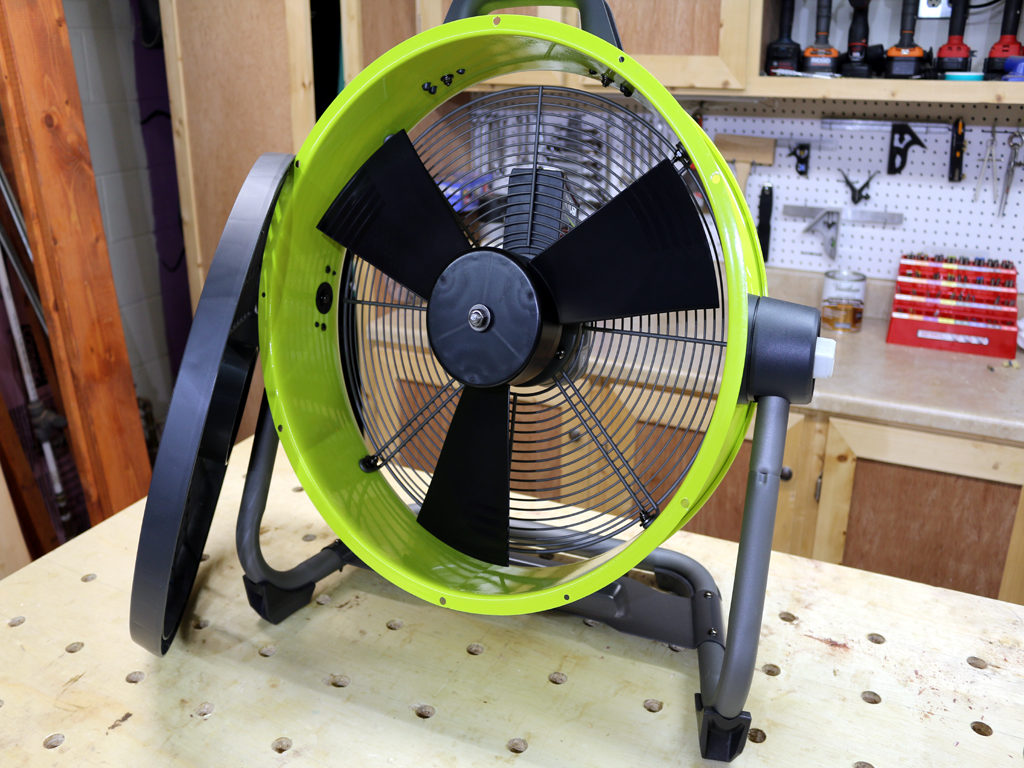 Ryobi 18-Volt Hybrid Air Cannon Drum Fan Review