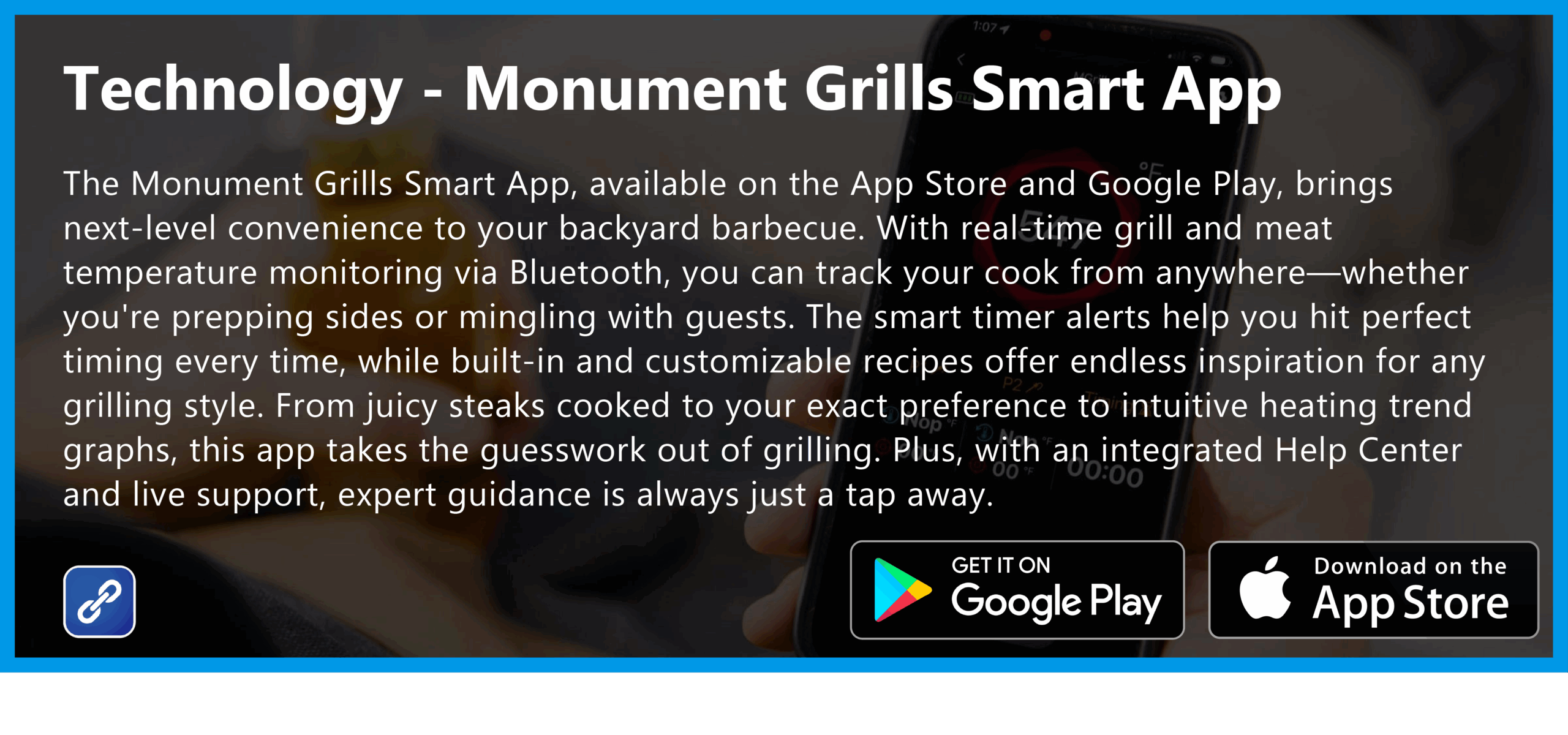 Monument grills app